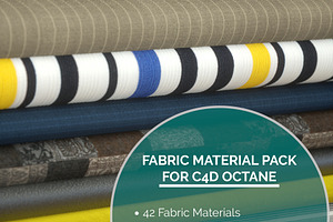 42 Fabric Materials For C4D Octane