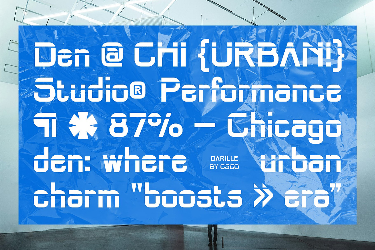 Darille – Futuristic Font, a Sans Serif Font by Craft Supply Co. (Photo 6 of 8)