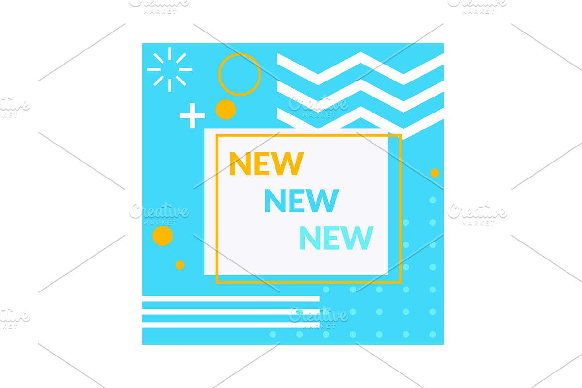 Trendy Abstract Geometric Vector, an Illustration by the8monkey