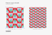 Flow Abstract Modern Flower Pattern, a Pattern Graphic by likorbut (Thumbnail 4 of 10)