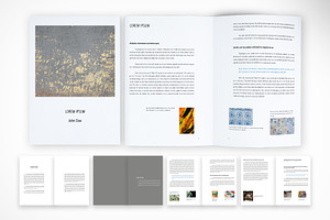Modern Report or Thesis Template, a Print Template by McLittle Stock