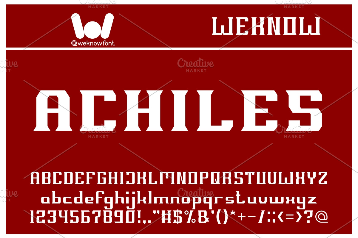 Millenium 3 font, a Font by weknow (Photo 1 of 5)
