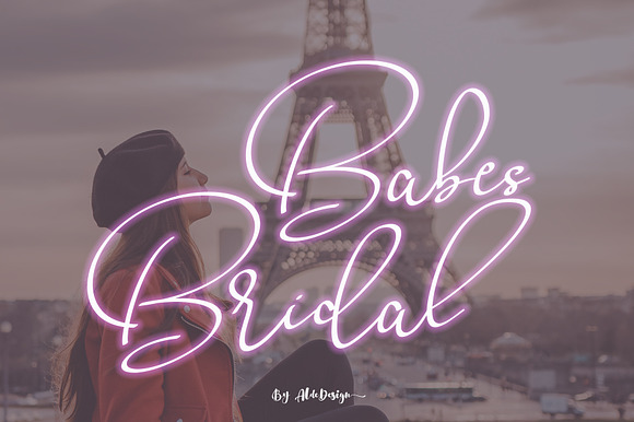 Babes & Bridal | Beautiful Script preview 7