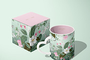 Cherry Blossom Floral Paper Pack, a Pattern Graphic by paper aesthetic (Thumbnail 5 of 7)