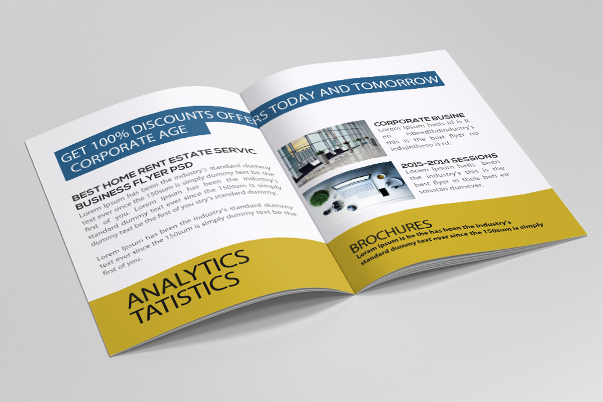 Business Bifold Brochure 16 Pages, a Brochure Template by Psd Templates (Photo 8 of 9)