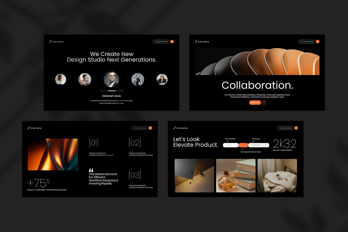 Elevate Minimal Template, a Presentation Template by Soraclod (Photo 4 of 9)