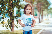 Kids T-Shirt Mock-Up Vol 3, a Shirt Mockup by Freeman Studio (Thumbnail 7 of 12)