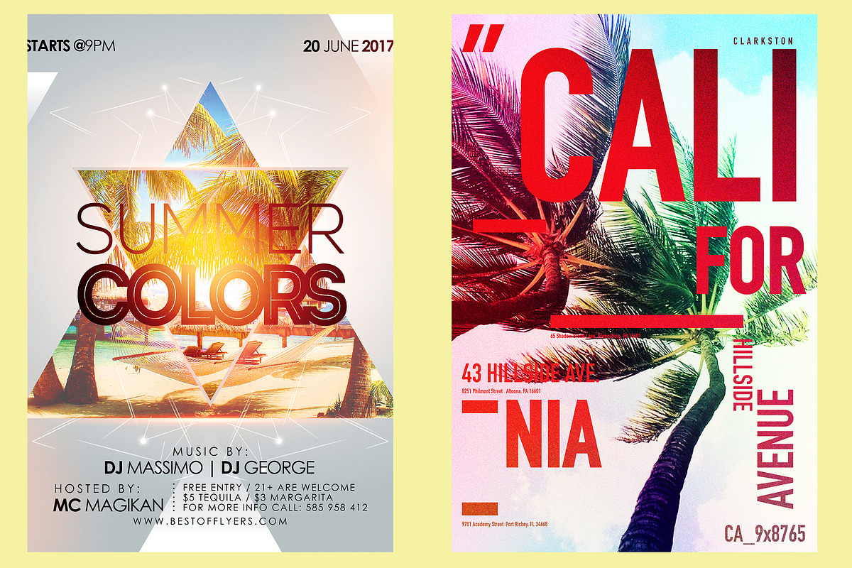 20 Summer Flyer Bundle, a Social Media Template by PopotLane (Photo 3 of 3)