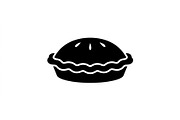 Homestyle Pie Silhouette Variety, an Object Graphic by Designer_Momina (Thumbnail 2 of 3)