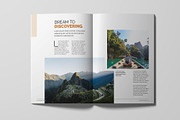 Travel Magazine Template, a Magazine Template by xtratimebd (Thumbnail 3 of 10)