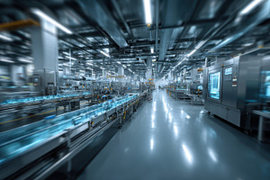 Modern automated factory production, a Photo by Pixeness Studio