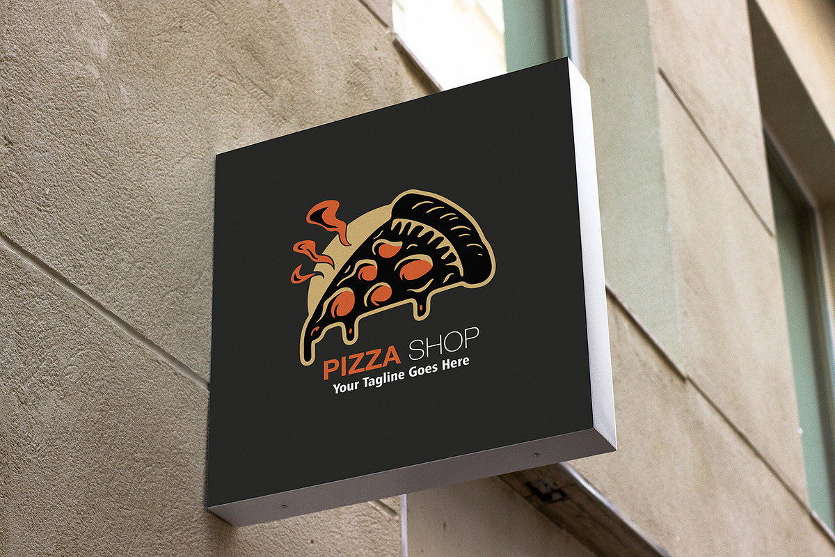 Modern Pizza Logo Collection, a Branding & Logo Template by YUDesignStore (Photo 5 of 12)
