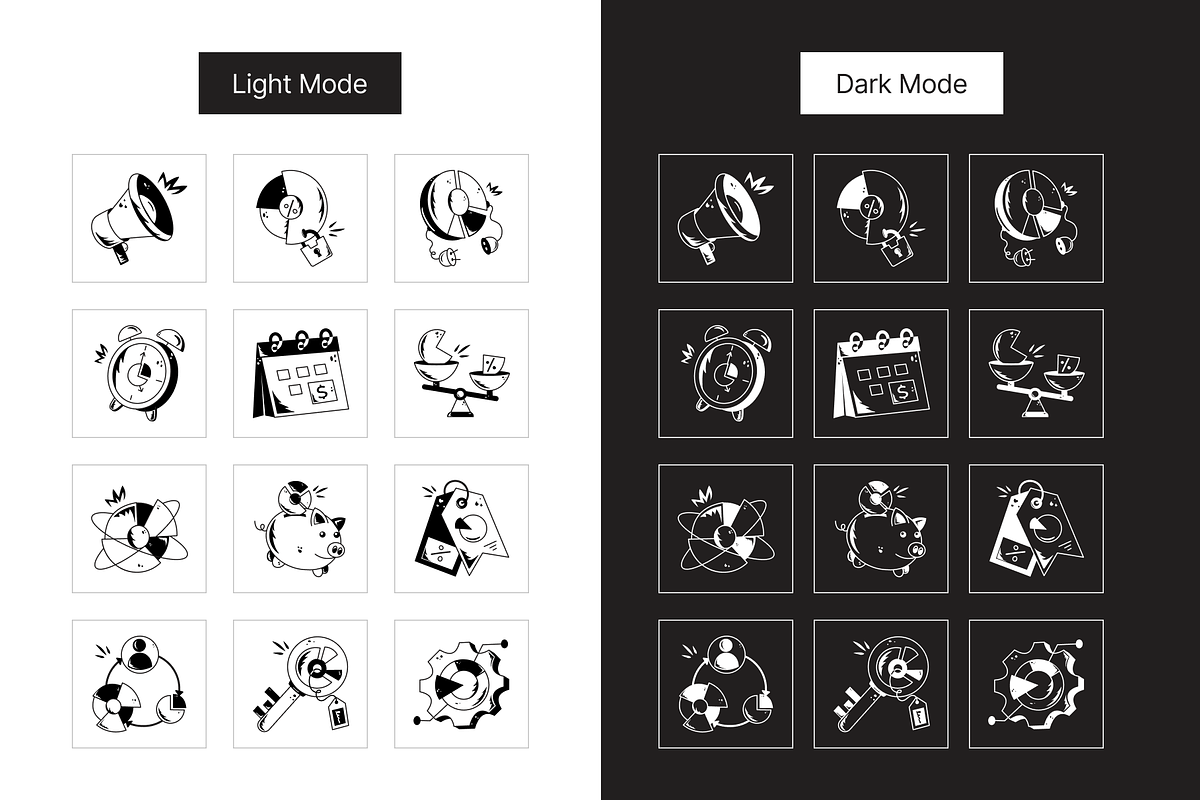 Animated Statistics Doodles, a Solid Icon by Prosymbols (Photo 3 of 7)