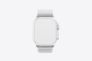 Watch Ultra Mockup, a Wearable Device Mockup by UnicDesign (Thumbnail 2 of 7)