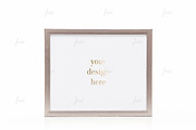 Silver 8x10 frame isolated mockup, a Print Template by JustLikeMyDesktop (Thumbnail 2 of 3)