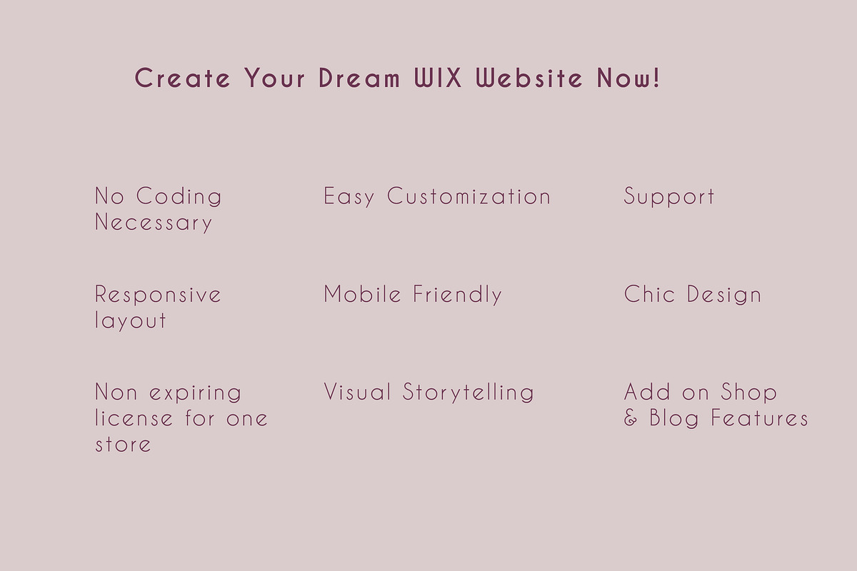 CALIFORNIA - Wix Website Template, a Wix Template by Design Unique (Photo 5 of 7)
