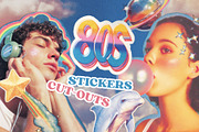 80s Retro Aesthetic Collage Elements, a Graphic by foxsong (Thumbnail 1 of 7)