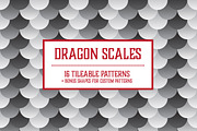 Dragon Scales Patterns, a Pattern Graphic by David Basye Design (Thumbnail 1 of 5)