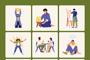 Mental Health Illustration Set, a Healthcare Illustration by Creative Stall (Thumbnail 8 of 9)