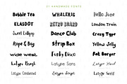 Handtype Toolkit, a Handwritten Font by vuuuds (Thumbnail 2 of 7)