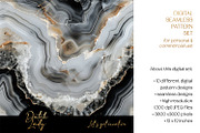 Marble Crystal Quartz Patterns, a Pattern Graphic by The Dutch Lady Designs (Thumbnail 3 of 5)