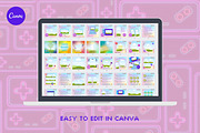 Instagram Template Canva Post Game, a Social Media Template by Keikoya (Thumbnail 2 of 11)