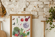 Farmers' Market Watercolor, a Food Illustration by LiChu Art (Thumbnail 4 of 12)
