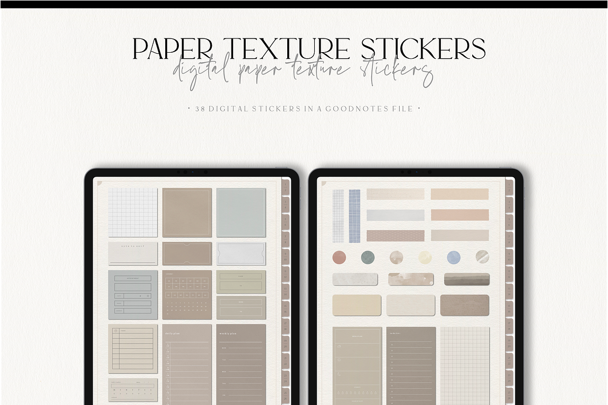 Digital Notebook - Paper Texture, a Stationery Template by MainichiDesign (Photo 8 of 8)