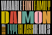 Daimon Font, a Sans Serif Font by TypeClassHeroes (Thumbnail 1 of 9)