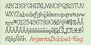 ArgentaBobbed, a Handwritten Font by Ingrimayne Type (Thumbnail 8 of 9)