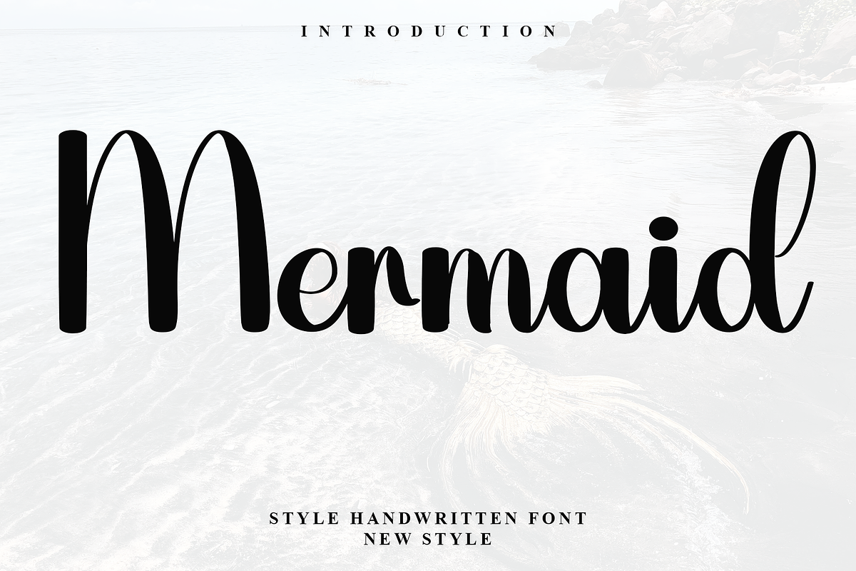 Mermaid, a Handwritten Font by InermediaSTUDIO (Photo 1 of 6)