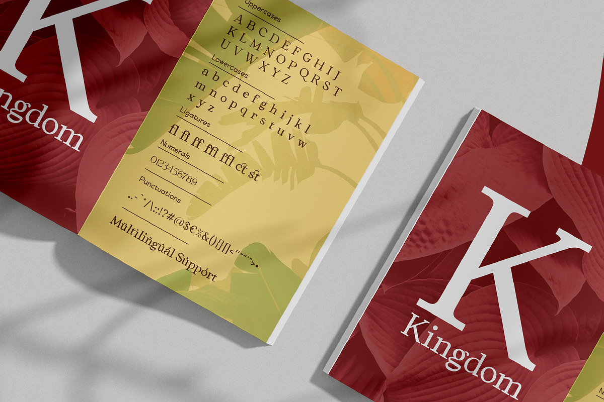 Kingdom - Classic Garalde Serif, a Serif Font by Typia Nesia (Photo 10 of 10)