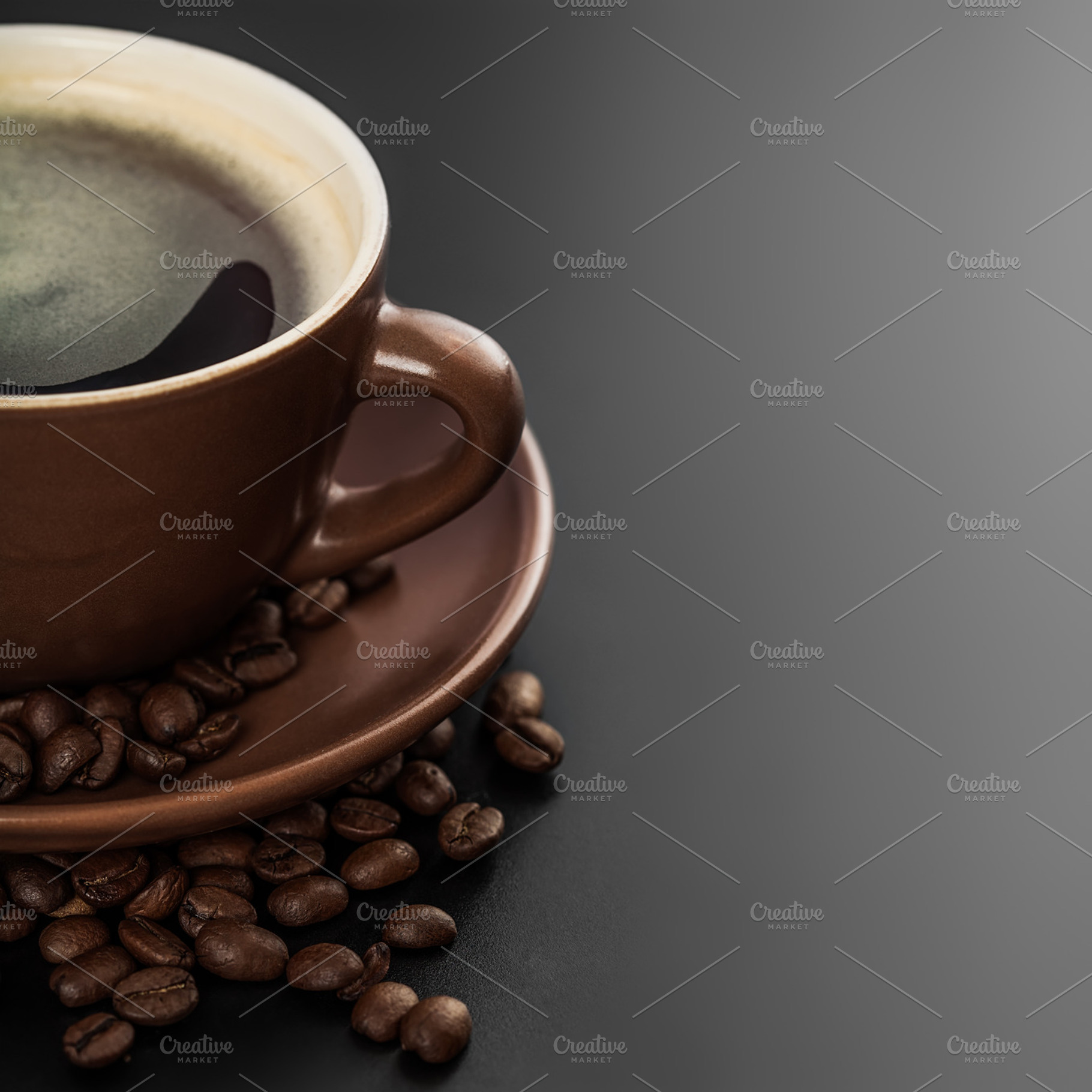 Cup of coffee containing aroma, background, and beverage