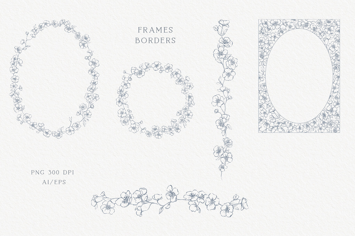Cherry Blossom Vector Bundle, an Object Illustration by Sensual Art (Photo 3 of 7)