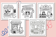 Food Corners Coloring pages – 31 PNG, an Animal Illustration by Smillyy Threads (Thumbnail 7 of 9)