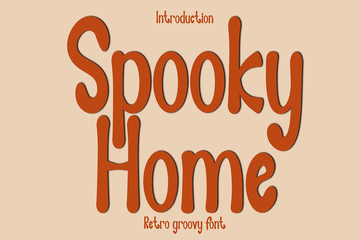 Spooky Home, a Script Font by InermediaSTUDIO (Photo 1 of 8)