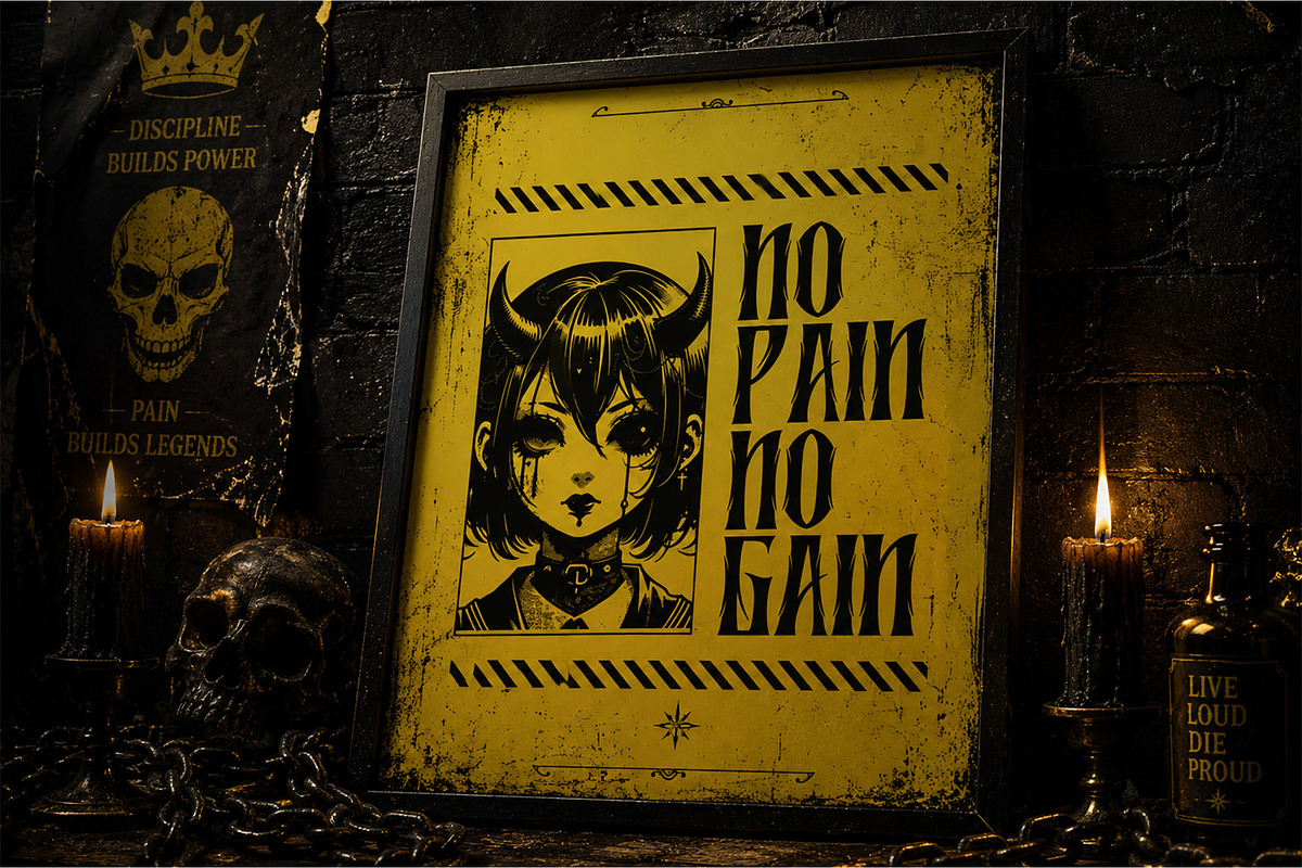 Zorvex – Heavy Metal Logo Font, a Blackletter Font by Letterara (Photo 9 of 15)