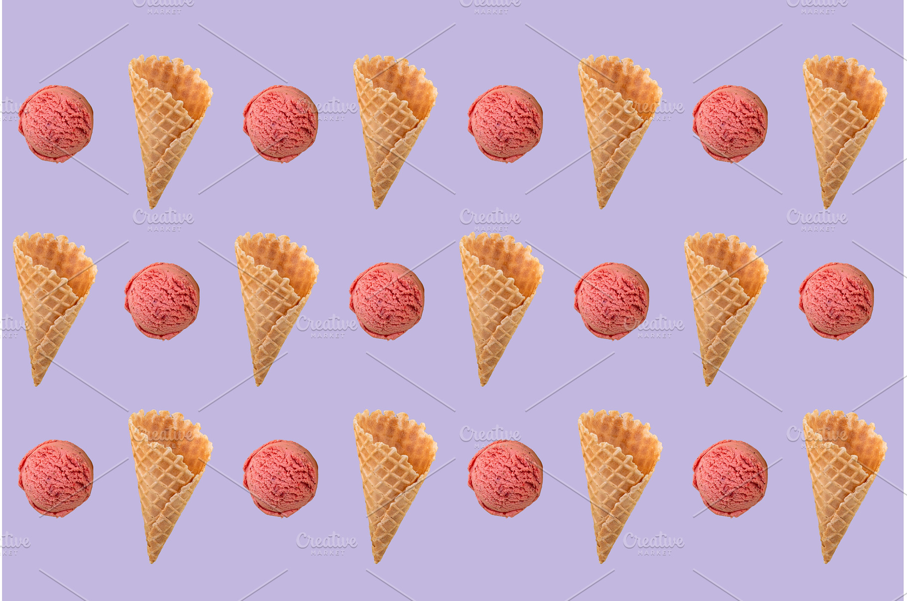 Frozen ice cream ball isolated on, a Food & Drink Photo by Yulia Furman
