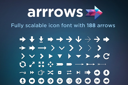 Arrrows Font