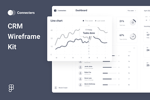 CRM Wireframe Kit