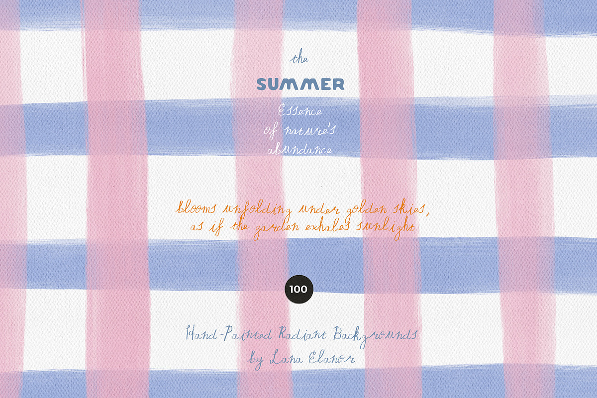Hand-Painted Summer Backgrounds, a Background Graphic by Lana Elanor (Photo 2 of 15)