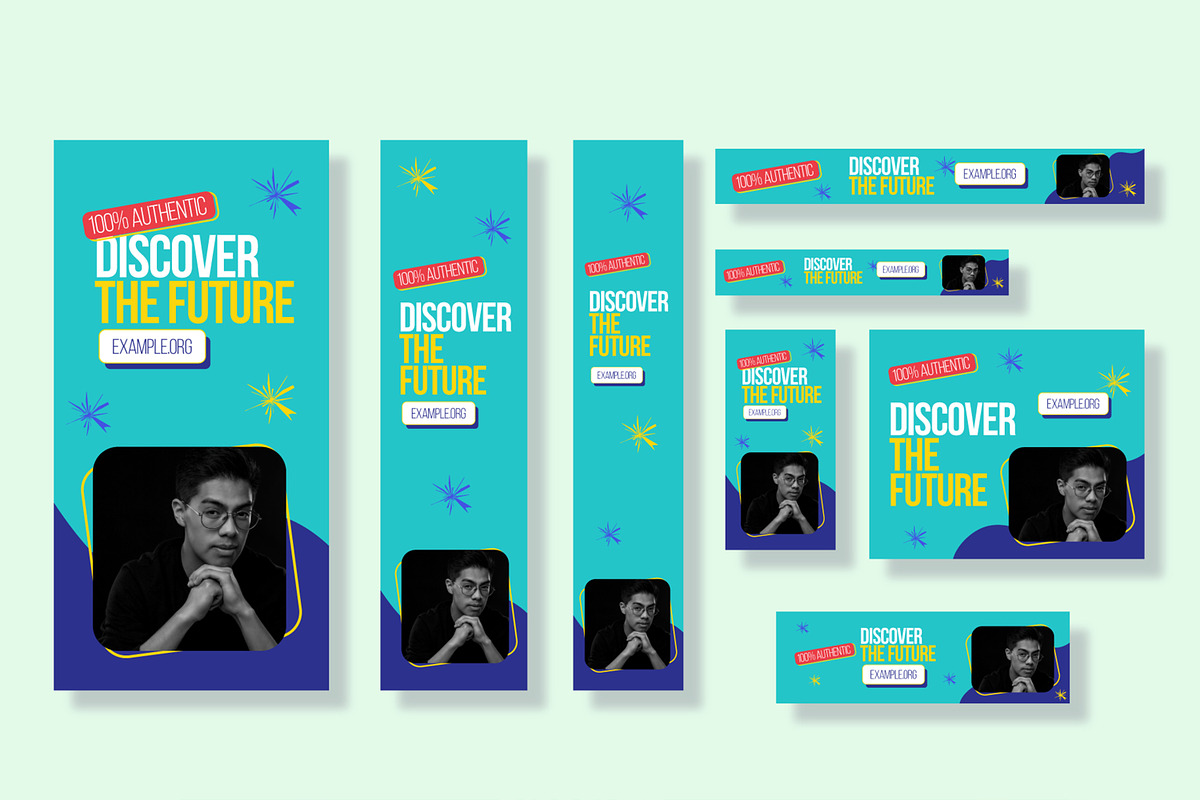 Discover The Future Web Banner Ads, a Social Media Template by CreativeShaper (Photo 3 of 4)