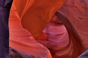 Upper antelope canyon containing landscape, page, and abstract
