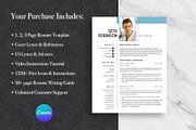 Modern Resume Template Pack | Canva, a Resume Template by Lux Resume (Thumbnail 8 of 9)