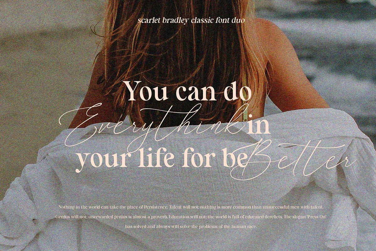 Scarlet Bradley Font Duo, a Font by RantautypeStudio (Photo 2 of 14)