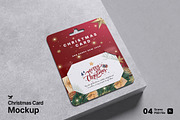 Christmas Card Mockup Bundle Set, a Merchandise Mockup by Rielismee (Thumbnail 1 of 5)