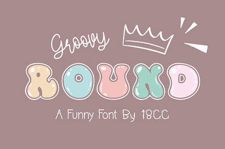 Groovy Round OTF, a Symbol Font by DREAMs Soul G.