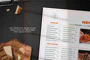 Simple Food Menu Set, a Print Template by The Savory Directors (Thumbnail 2 of 4)