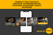 Food Restaurant Instagram Template, a Social Media Template by LushBury (Thumbnail 7 of 8)