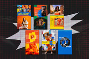 Retro Festfas Instagram | Photoshop, a Social Media Template by Azruca (Thumbnail 6 of 6)